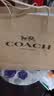蔻驰（COACH）【品牌直供】女包ROWAN大容量波士顿包CY679奶茶拼棕色生日礼物 实拍图