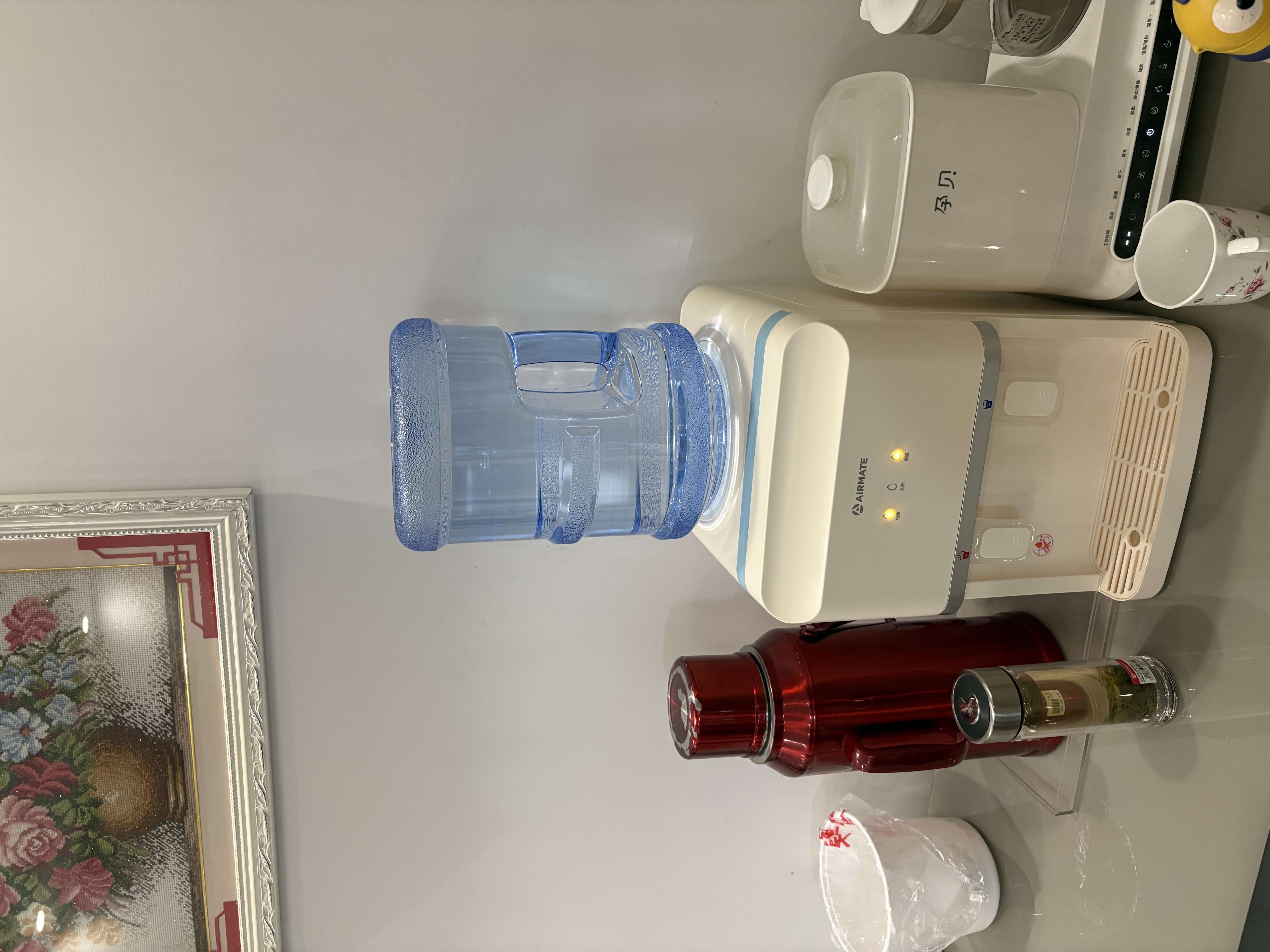 美厨（MAXCOOK）纯净水桶 矿泉水桶饮水桶7.5L桶装水塑料饮水机手提户外桶MCX1900 实拍图