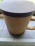 京东京造 故宴窑变 茶杯陶瓷杯茶水分离杯礼盒装【陶瓷茶漏】 阳夕红400ML 实拍图