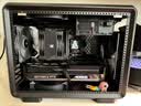 酷冷至尊（CoolerMaster）MF400 Mesh黑色 MATX铝合金风道电脑机箱 可横卧/支持360水冷排/磁吸开合盖板/预装风扇/背插主板 实拍图