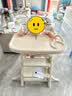 曼龙婴幼儿餐椅宝宝儿童吃饭椅白色PU皮带餐盘可调节座椅 实拍图