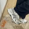 亚瑟士ASICS网面跑鞋百搭男鞋缓震运动鞋透气跑步鞋 GEL-CONTEND 4 白色/银色 40.5 实拍图