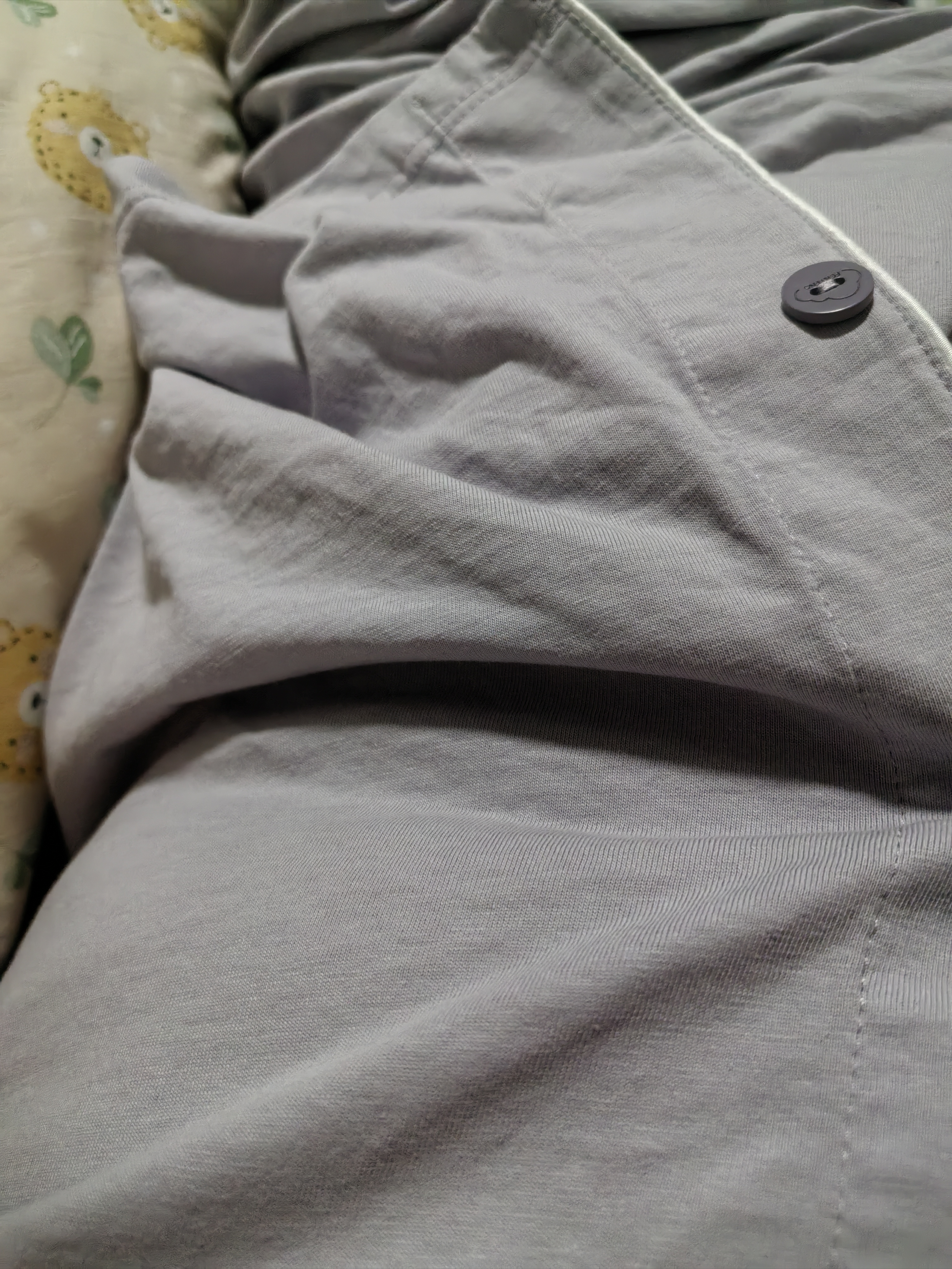 芬腾明星范丞丞同款防螨纯棉睡衣女士长袖男士家居服套装软棉棉 实拍图