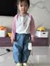 戴维贝拉（DAVE＆BELLA）儿童长袖t恤2026秋装新款女童上衣纯棉男宝宝打底衫小童套头衫 糖果粉【现货】 90 cm（建议身高80-90cm） 实拍图