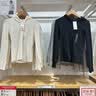 优衣库罗纹连帽T恤/长袖女装488298 09 黑色 2XL 实拍图
