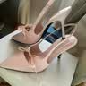 CHARLES&KEITH缎面蝴蝶结尖头高跟凉鞋女生日礼物送女友CK1-60361556 Light Pink浅粉色 36 实拍图