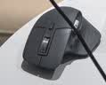 罗技（Logitech）大师系列 MX Master 3S 菁英版 无线蓝牙鼠标  办公静音鼠标 人体工学 石墨黑 无线接收器需另购买 实拍图