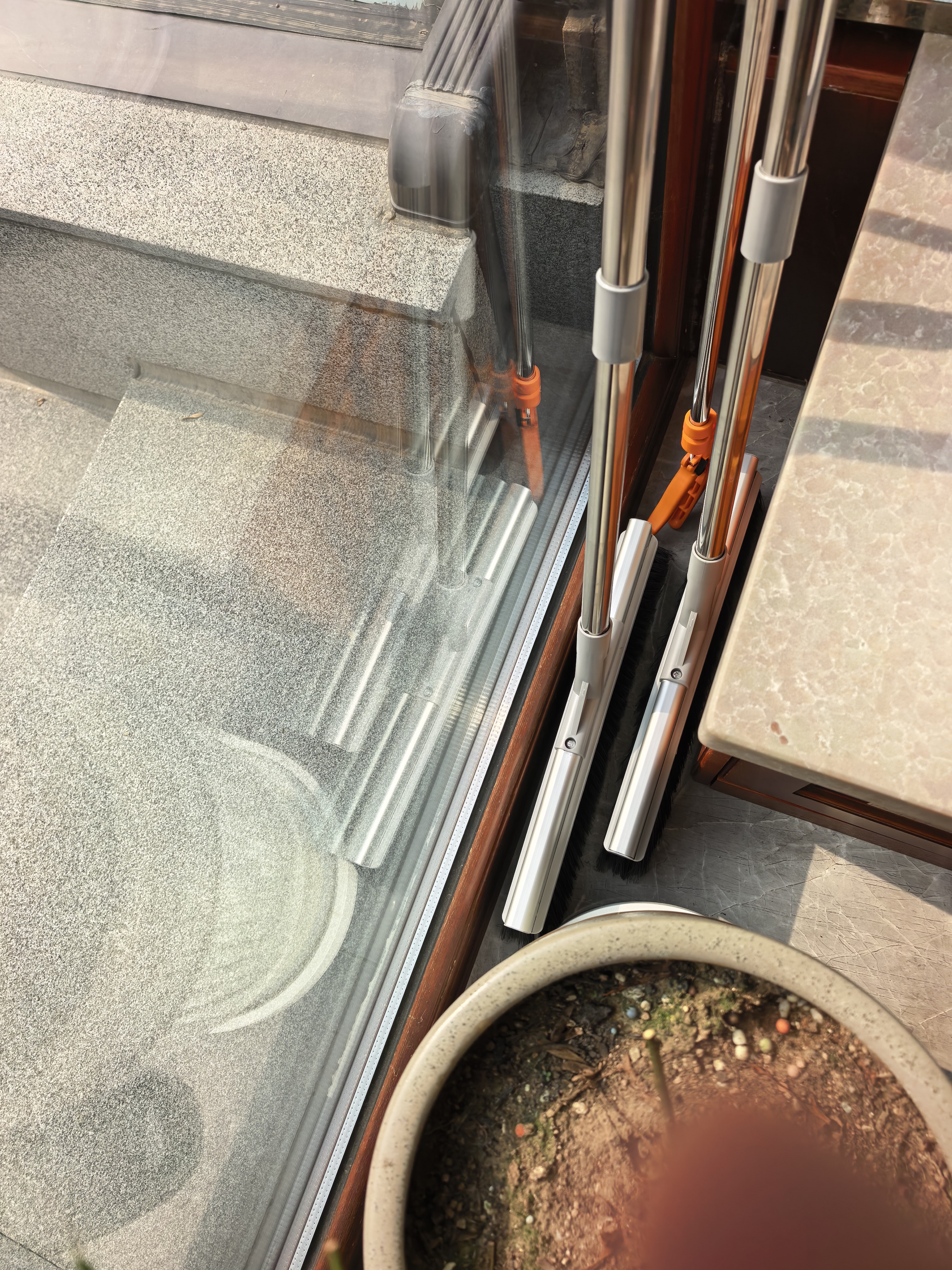 佳帮手大扫把46CM加宽不锈钢杆商用工厂车间扫地笤帚家用扫院子大号扫帚 实拍图