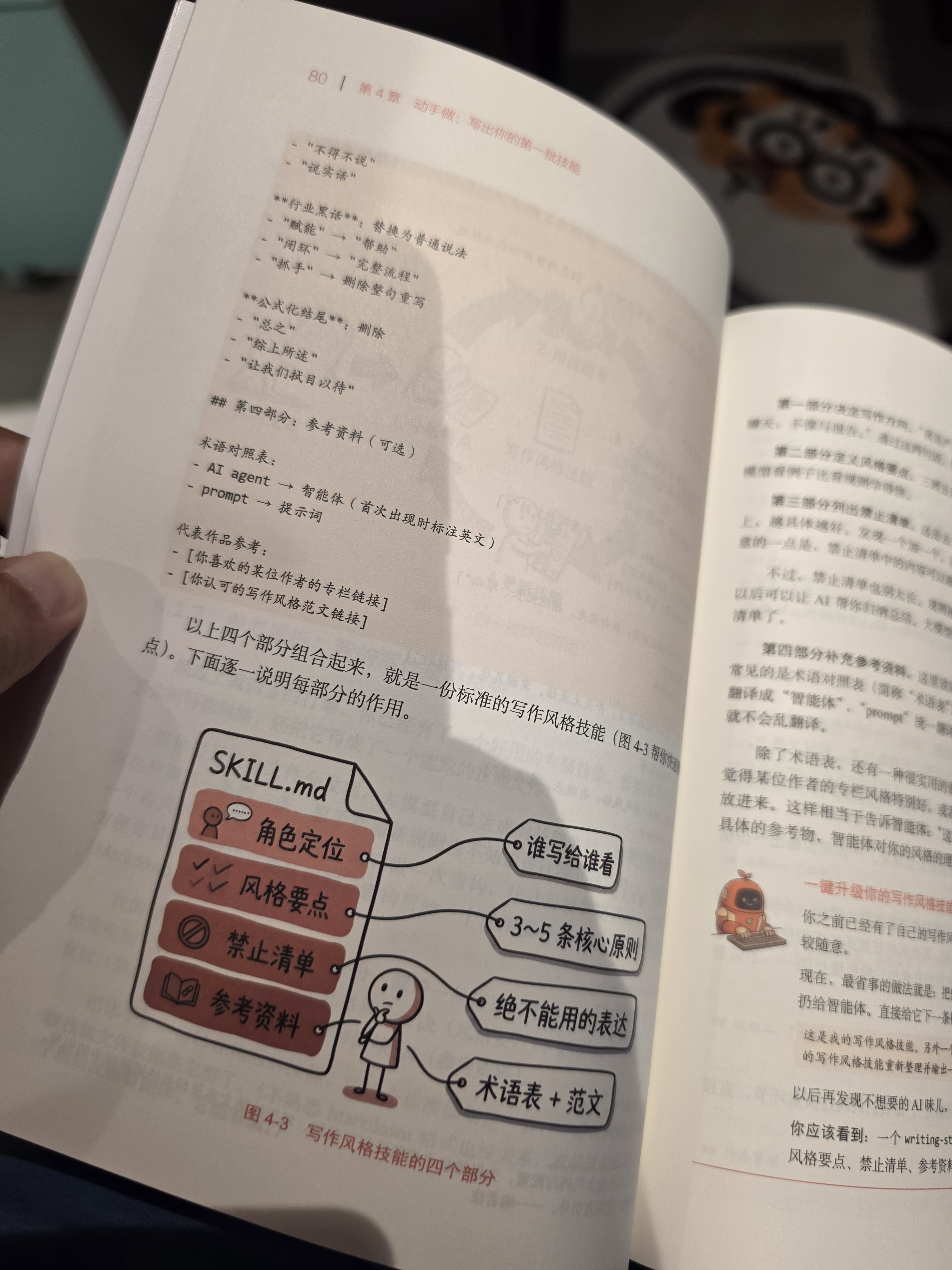 【包邮】图解Skill：AI提效实战指南 skill教程 扣子龙虾智能体claudecode AI工作流 图灵出品 实拍图