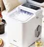 美的（Midea）制冰机 冰块全自动UV杀菌迷你宿舍子弹冰小功率触控款  MBJ-12D17EC 实拍图