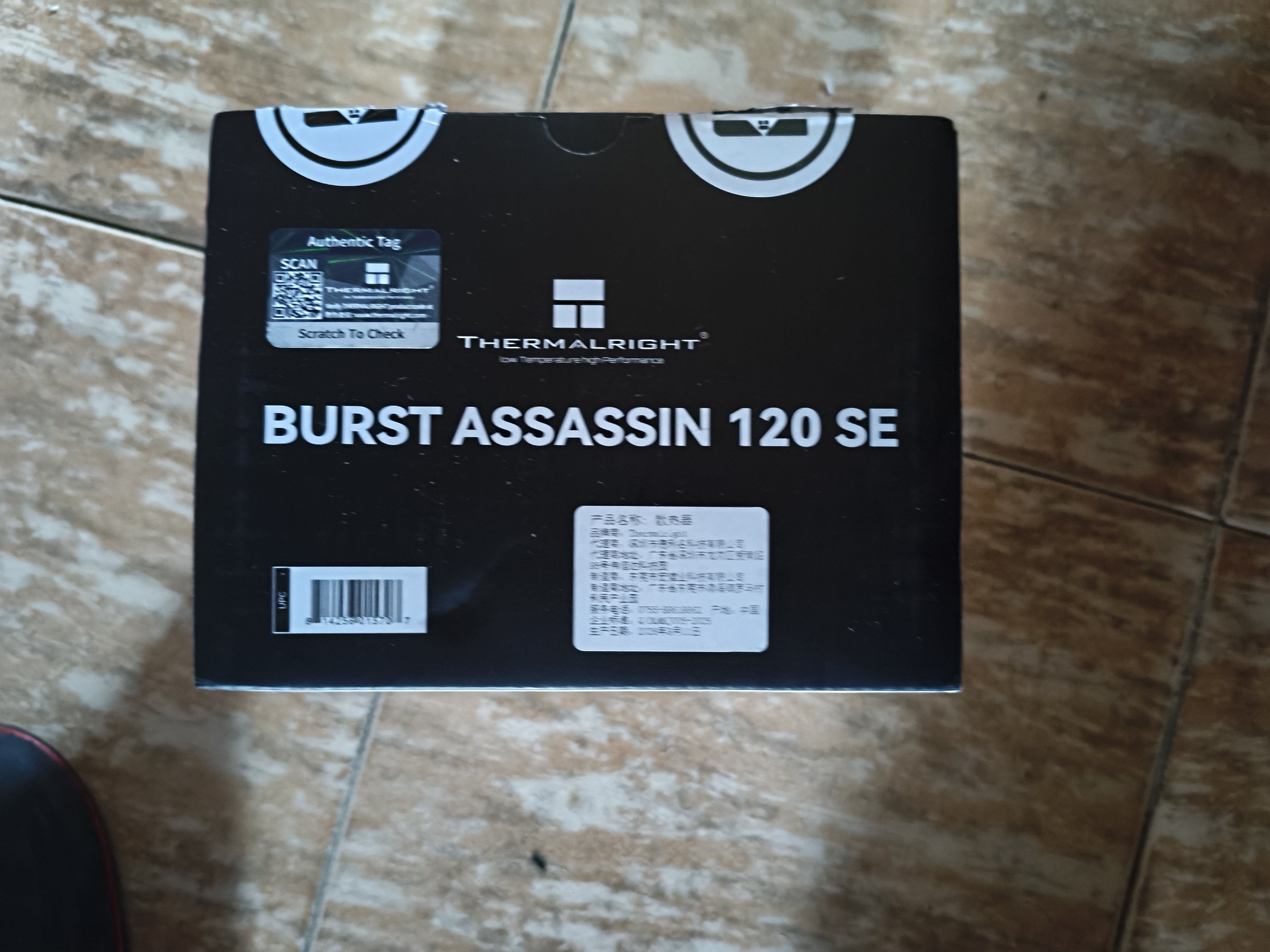 利民（thermalright）Burst Assassin 120 SE CPU风冷散热器 AGHP4.0逆重力六热管 支持多平台 12CM风扇 BA120 SE 实拍图