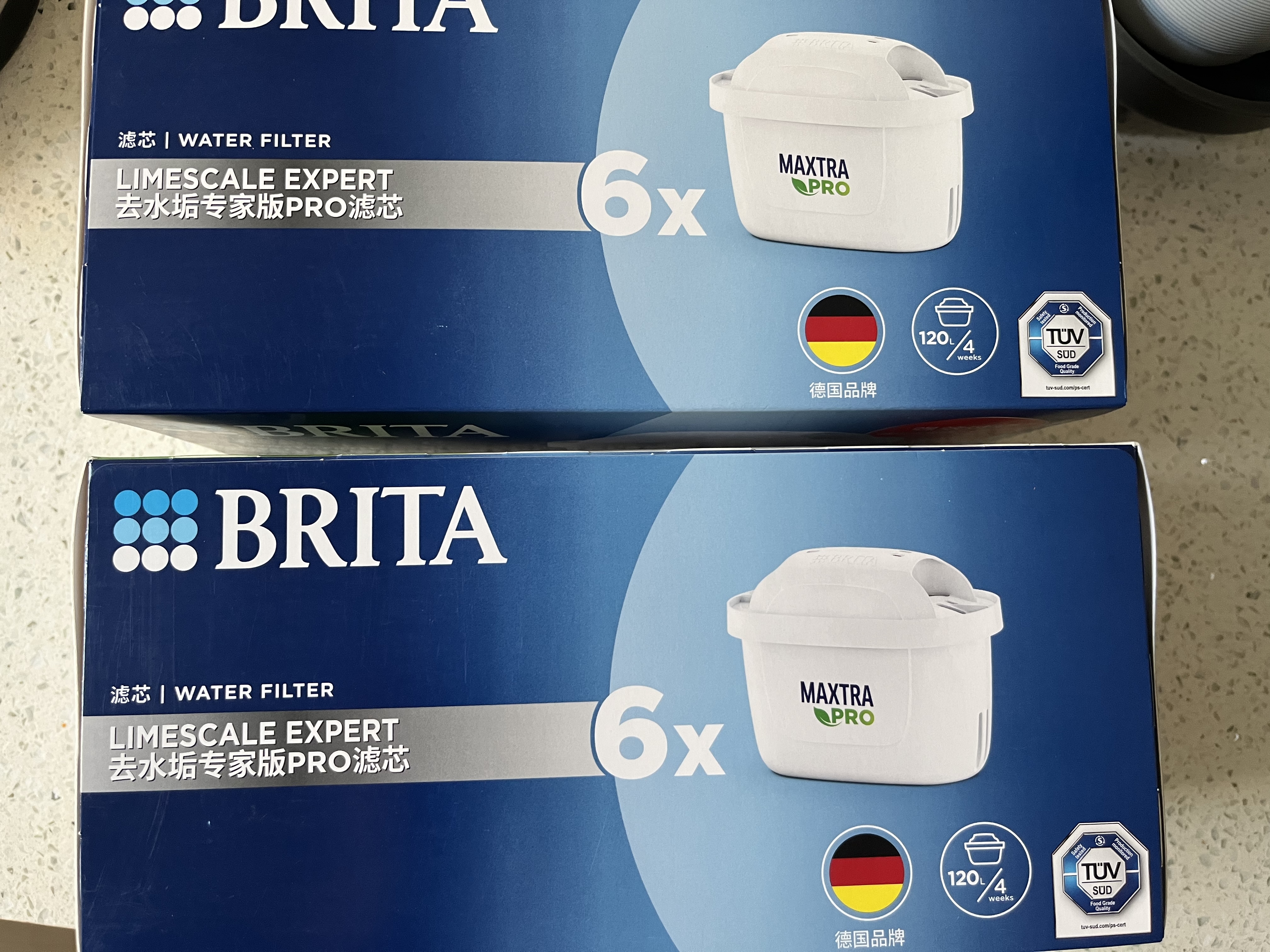 碧然德（BRITA）家用净水壶 滤水壶滤芯 MAXTRA Pro WLE 去水垢专家版PRO滤芯6只装 实拍图