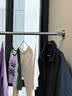 未来式 免打孔不锈钢伸缩杆晾衣杆阳台晾衣架支撑杆门帘杆卫生间挂衣杆 【加强不锈钢】1.1米-1.9米墙距适用 实拍图