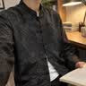 JEEP SPIRIT中国风唐装成人古装服汉服男女同款日常中式香云纱上衣外套 黑色【专柜品质】 L 140-160斤【专柜品质】 晒单实拍图
