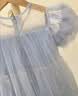 迪士尼艾莎公主裙子女童连衣裙2026夏季新款儿童网纱爱莎演出礼服送礼物 实拍图