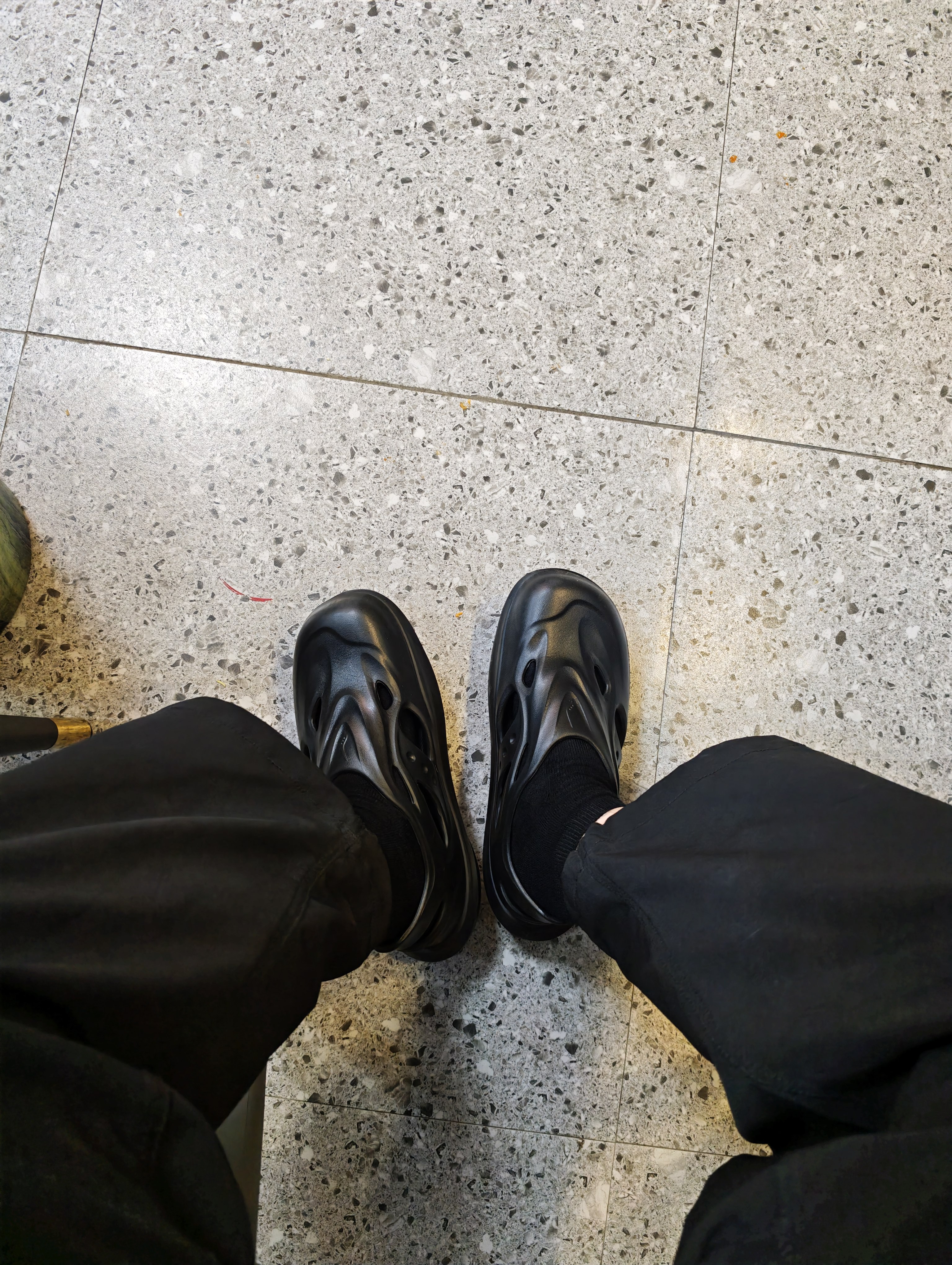 SAUCONY新款cradle yat夏季洞洞鞋缓震户外凉拖鞋徒步外穿 黑色 建议拍大半码或一码 41 实拍图