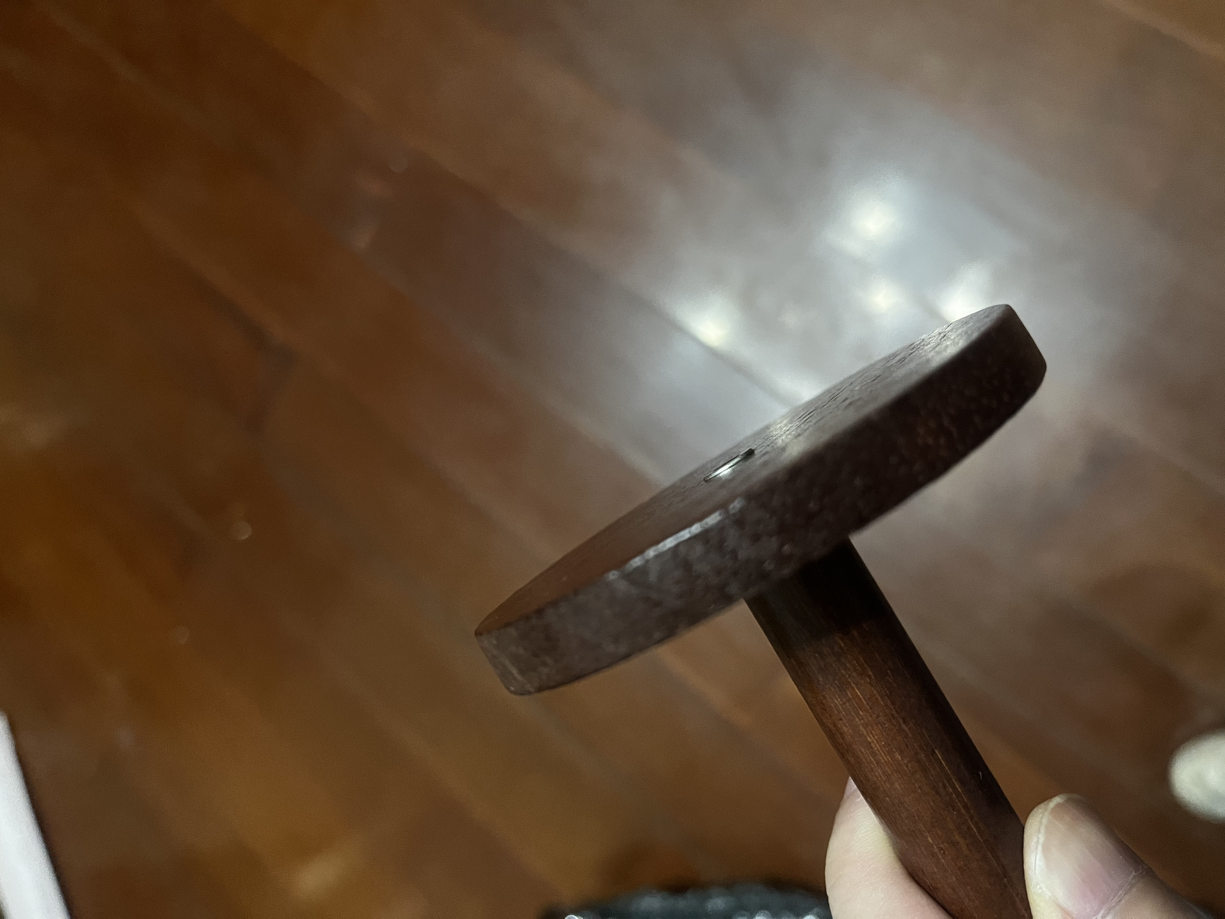 iosn隔热垫家用圣诞树餐桌饰品摆件创意一棵树防烫锅垫折叠杯垫碗垫 （五片苹果+底座） 实拍图