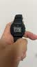 卡西欧（CASIO）手表男复古小方块运动防水学生男女f91w系列手表W-218H-1A 实拍图