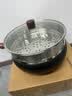 康佳（KONKA）铁锅有钛炒锅不粘无氟涂层炒菜锅钛铁大肚锅带蒸笼燃气电磁炉通用 实拍图