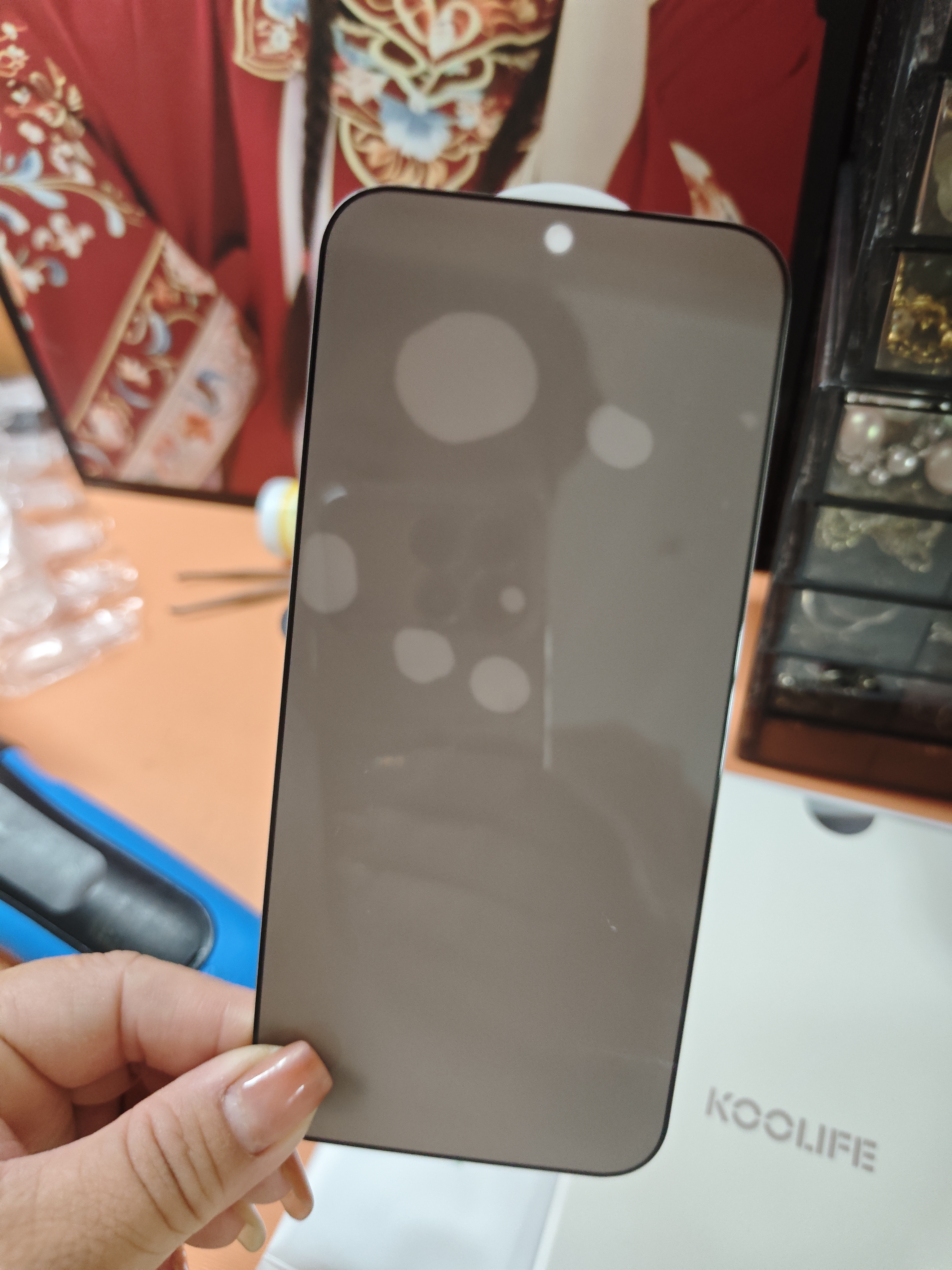 KOOLIFE【28°防窥】适用vivo X500钢化膜防偷窥 维沃x500手机膜防窥隐私保护贴膜超薄高清防摔防指纹 实拍图