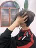 QMXD黑色无耳洞耳夹男士潮钛钢嘻哈高级女单只耳钉男无耳洞男生假耳钉 黑色+银色【各一个】 实拍图