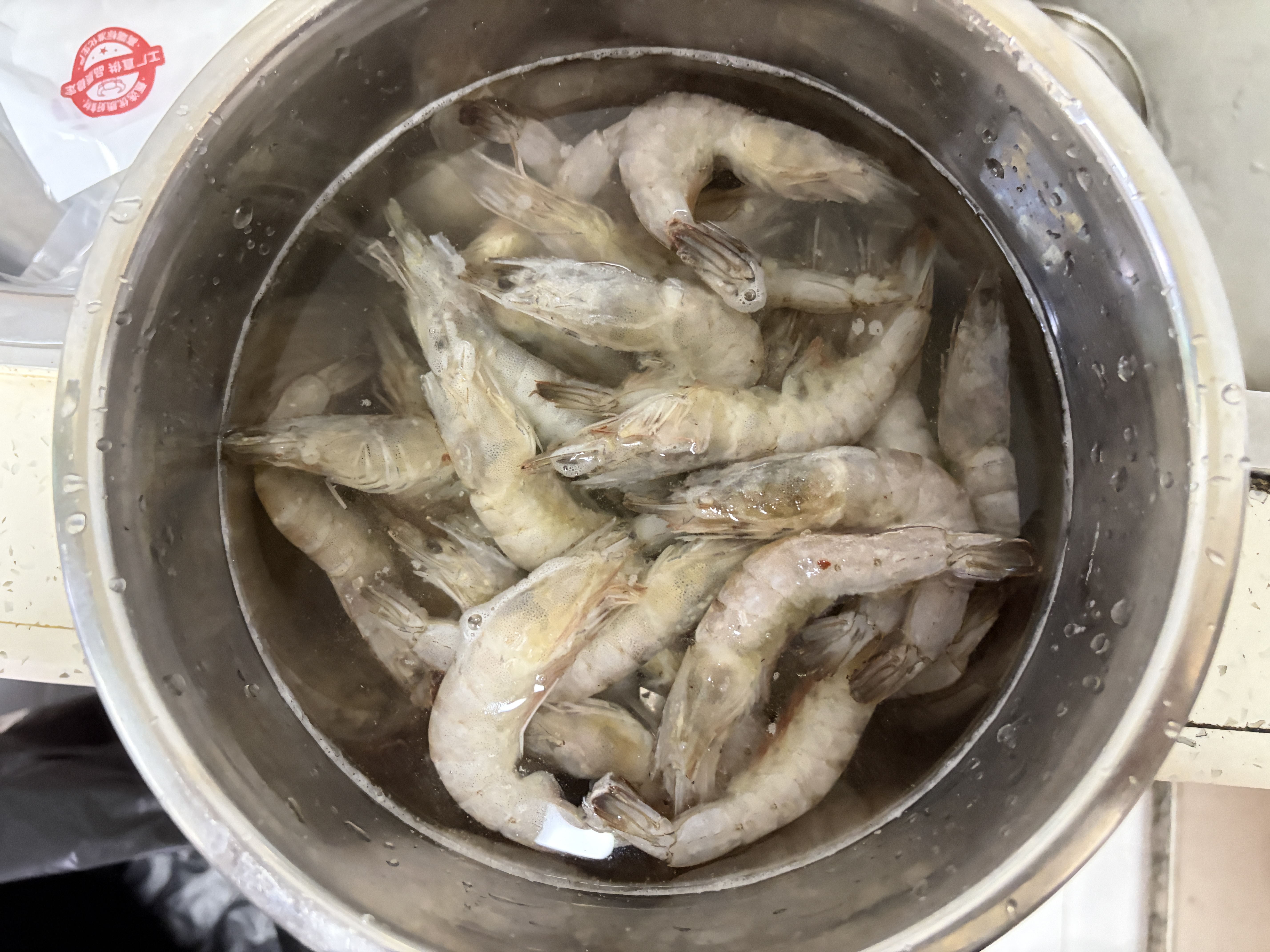 渔游记（YUYOUJI）青岛生产海捕大虾白虾70/90规格去冰净重2斤青虾70-90只/盒虾类 实拍图
