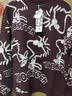 森马（Semir）史努比系列毛衫男冬季满版提花针织衫撞色情侣毛衣宽松套头衫 紫白色调00371 S 实拍图