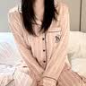 维多利亚的秘密（Victoria's Secret）维密 明星同款 宅度假水光绸家居服丝滑长袖长裤睡衣套装 实拍图