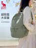 爱华仕休闲双肩包简约时尚背包女大容量学生书包运动包男通勤包蓝色 实拍图