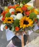 冉子花坊鲜花速递同城配送向日葵混搭抱抱桶玫瑰花篮送女友生日礼物真鲜花 抱抱桶混搭 实拍图