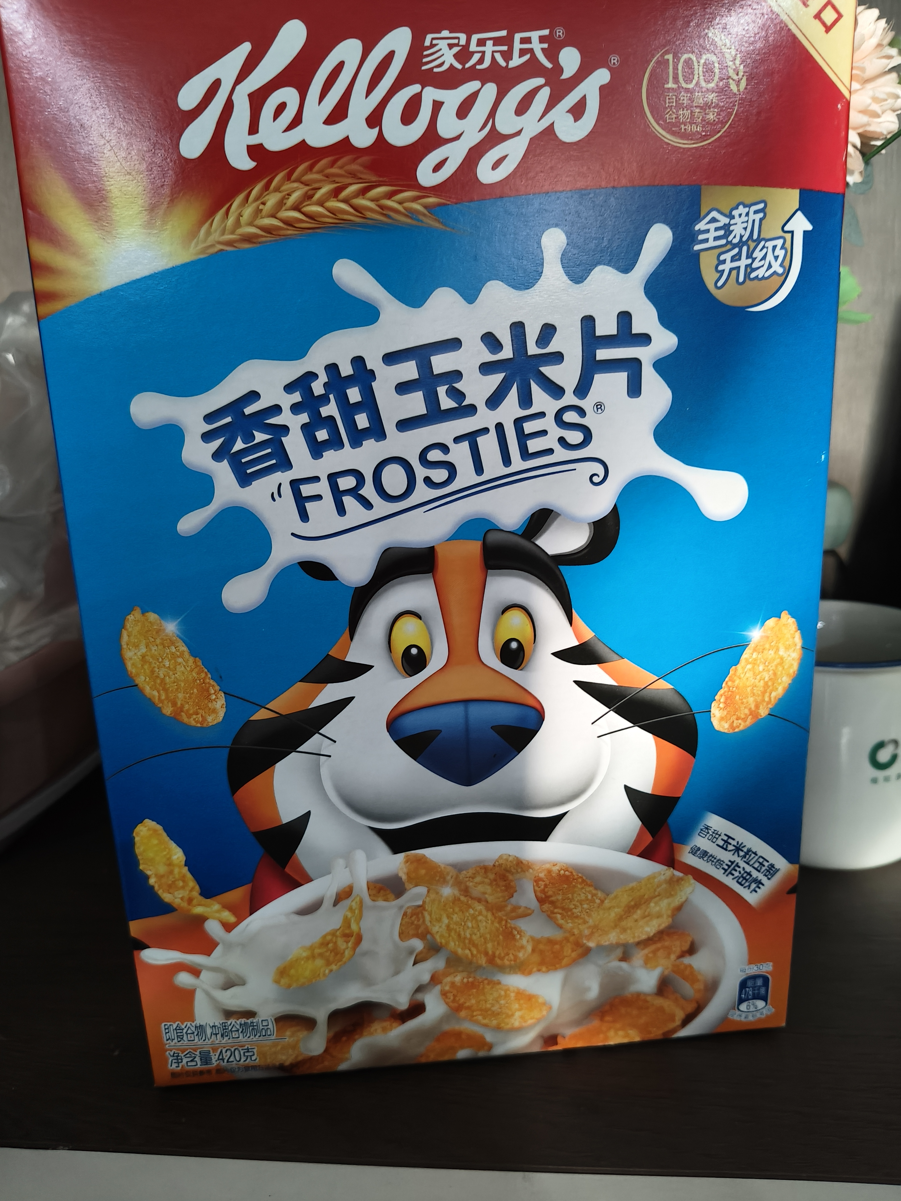 家乐氏（Kellogg）进口香甜玉米片420g儿童麦片营养早餐食品谷物低脂零食代餐即食 实拍图