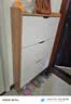 童喃实木鞋柜超薄翻斗柜门口入户柜2026新款玄关柜收纳柜一体靠墙鞋架 【京仓上门-ENF级实木】单层橡木白80*17*120CM 实拍图