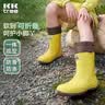 Kocotreekk树儿童雨鞋防滑轻便男女孩长筒靴宝宝雨靴小学生上学专用水鞋 实拍图