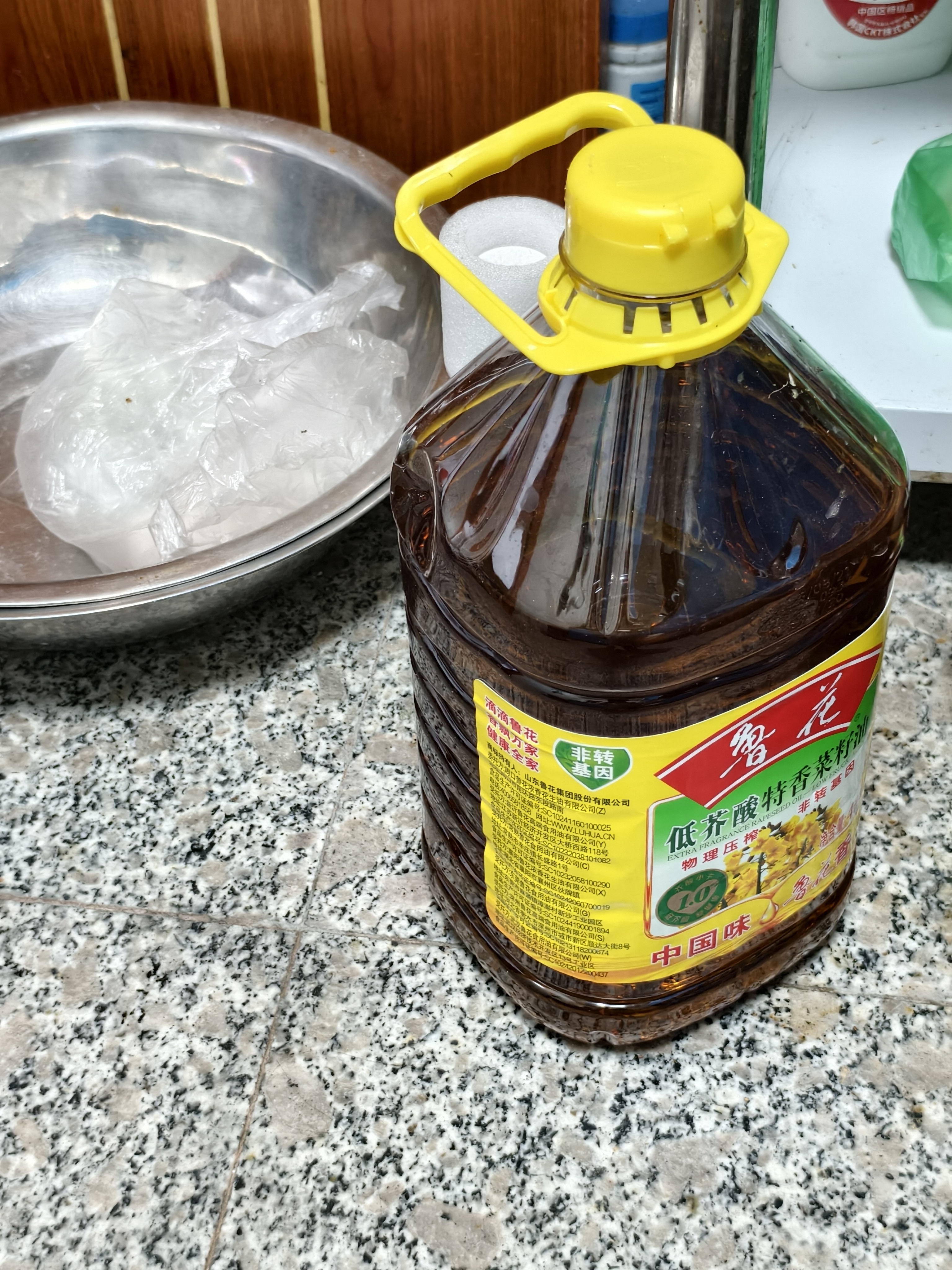 鲁花【保真菜籽油】低芥酸特香菜籽油4L  物理压榨 实拍图