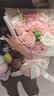 京东鲜花11朵玫瑰香皂永生花束康乃馨混搭小众生日礼物女士送女友老婆妈妈 实拍图