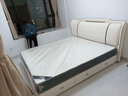 香丽华庭轻奢简约双人床主次卧大床带软包皮床高箱储物床加厚床板 床+9D乳胶床垫 1.8米*2米气压抽屉结构 实拍图
