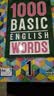 进口原版 1000 Basic English Words 1级 常见词英语1000词 YLE核心词汇教材 小学英语单词大全 教辅书图解词典 剑桥雅思核心词汇 实拍图