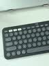 罗技（Logitech）时尚系列K390无线蓝牙键盘 超薄便携 K380升级版 黑色 79键 实拍图