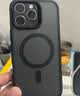 亿色适用苹果16promax手机壳iPhone16promax保护套磁吸超薄镜头全包气囊防摔壳magsafe男款黑边半透黑 实拍图
