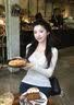 拉夏贝尔韩系蕾丝花边长袖T恤女春秋新款修身内搭温柔可外穿上衣 白色 S 实拍图