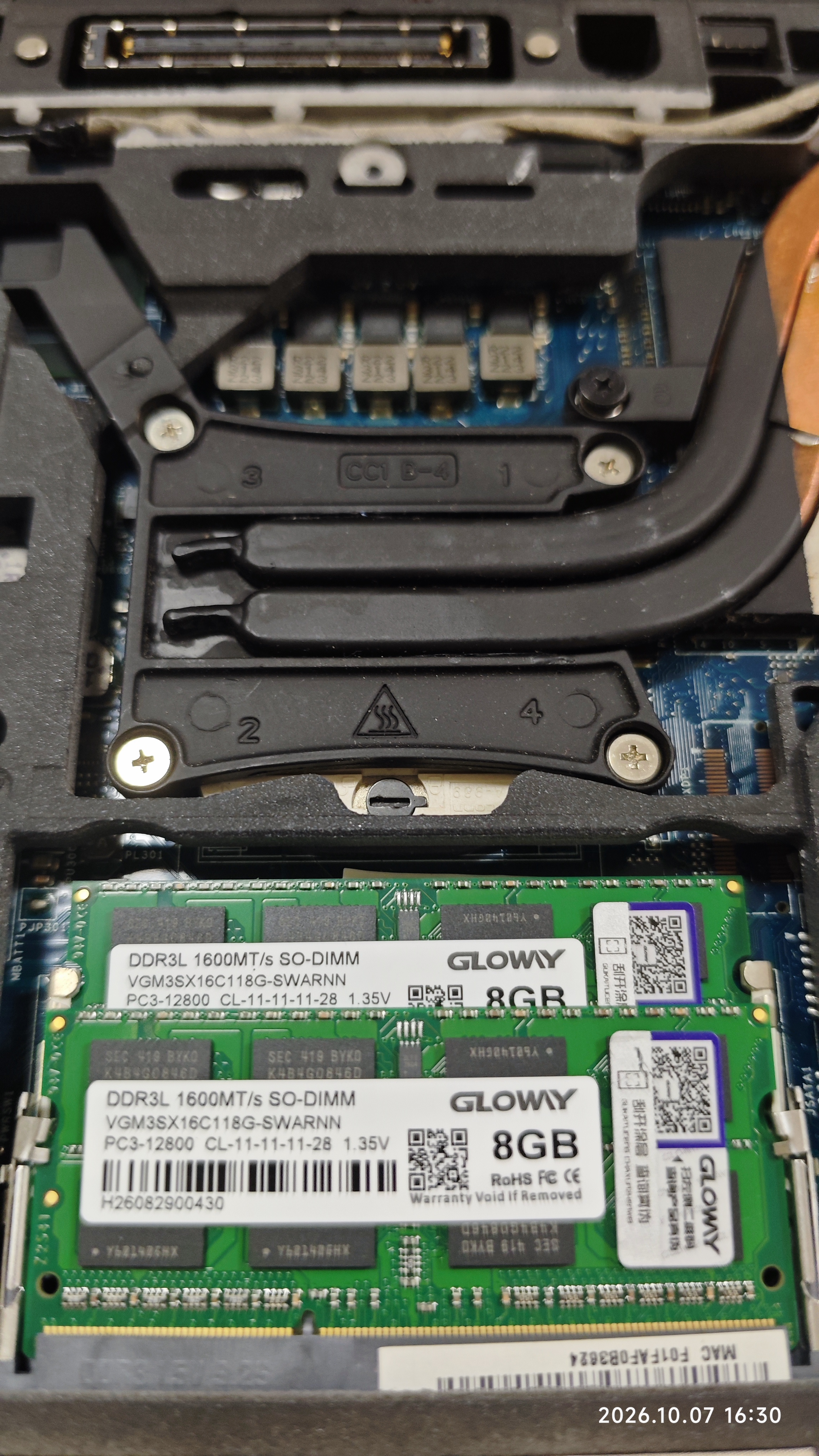 光威（Gloway）8GB DDR3L 1600 笔记本内存条 战将 普条 精选颗粒  CL11 AI电脑配件升级 实拍图