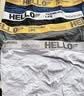 真维斯（Jeanswest）男士内裤纯棉平角裤大码四角4条 实拍图