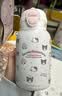 三丽鸥（SANRIO）HelloKitty双饮保温杯316不锈钢带吸管办公女生日礼物500ml 实拍图
