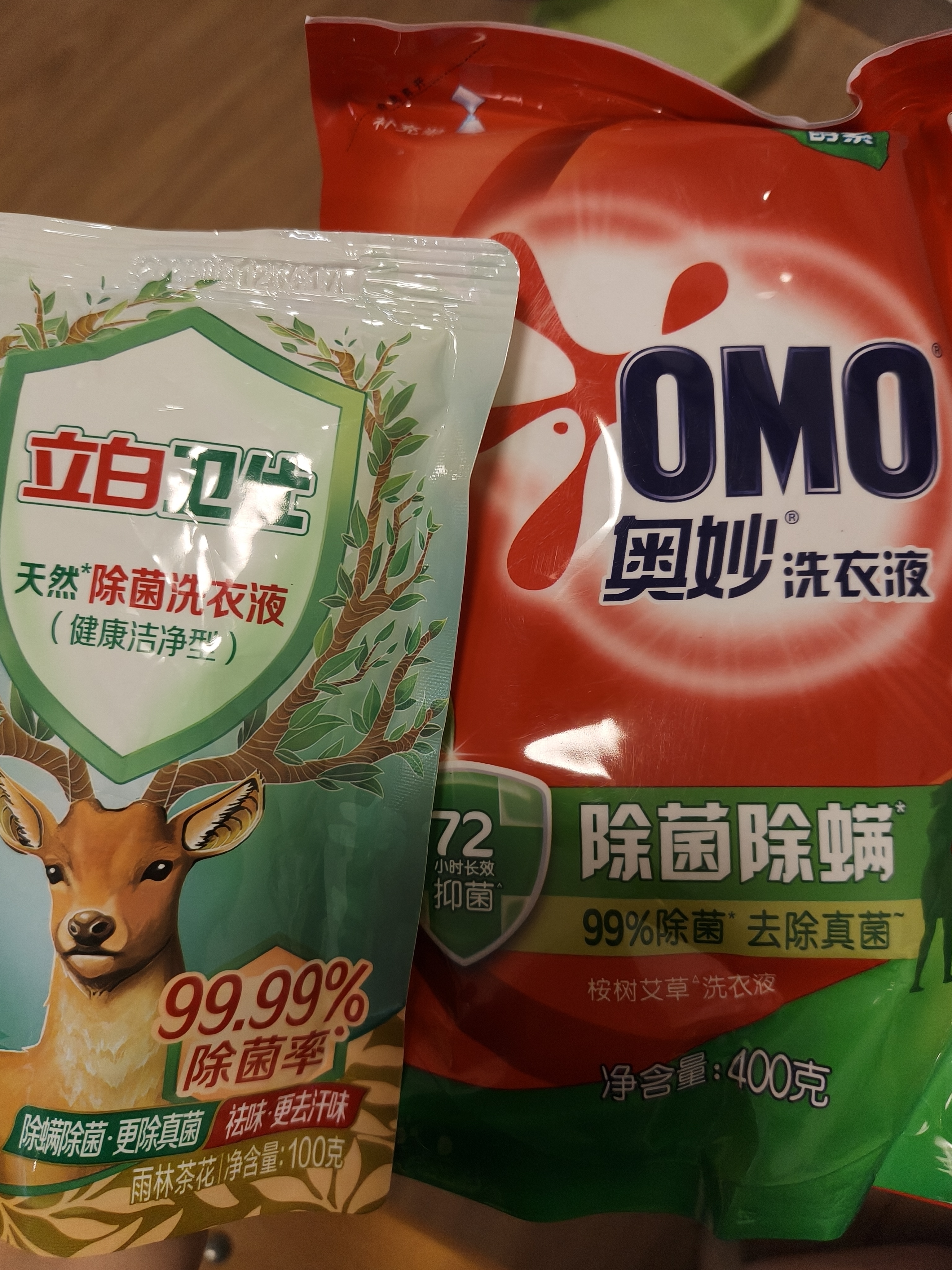 奥妙除菌除螨洗衣液去渍去污长效抑菌家用装天然酵素洗衣液实惠补充装 【超值1斤装】除菌除螨套装500g 实拍图