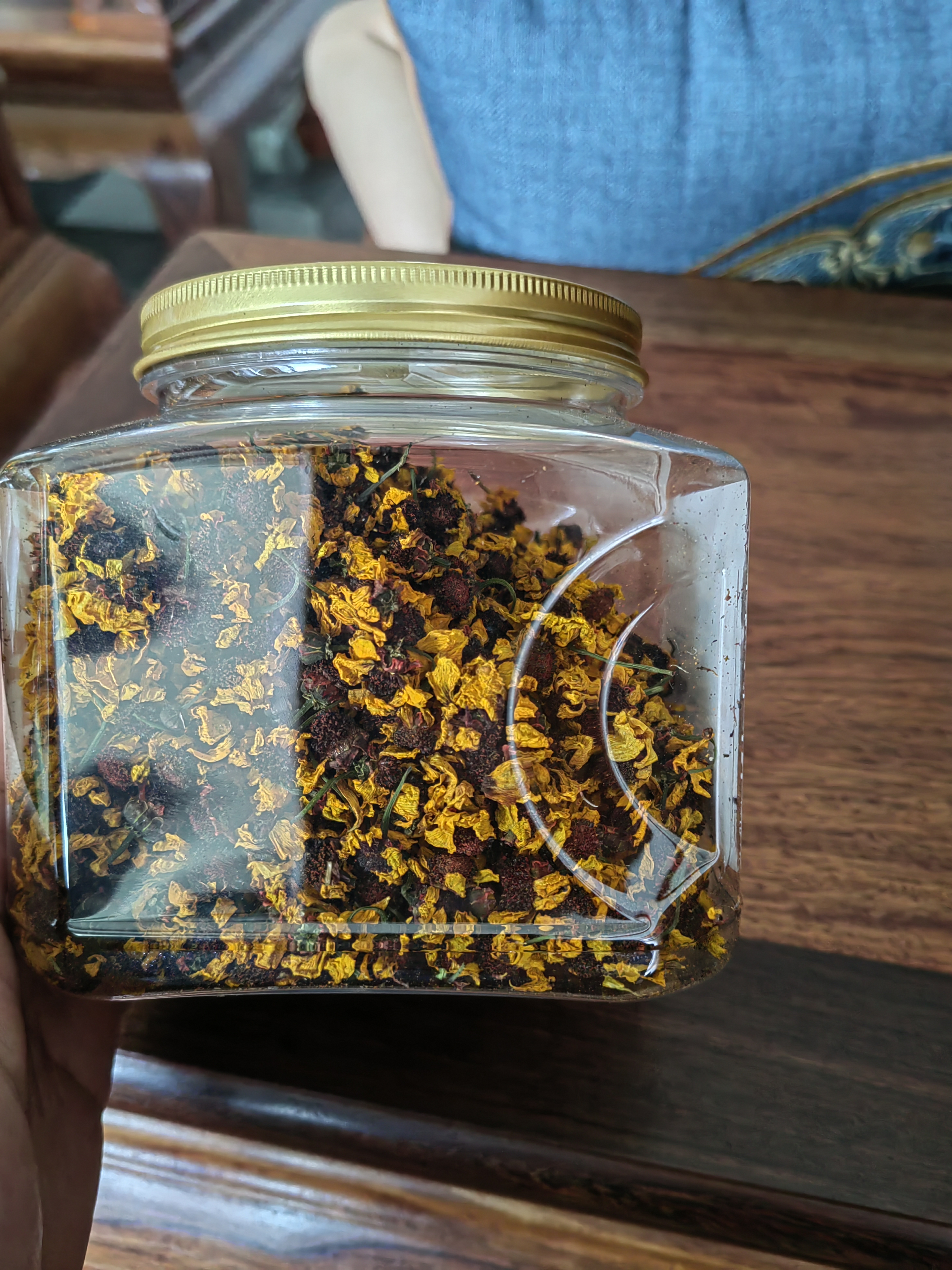 茶半春昆仑雪菊 新疆天山雪菊花茶高山海拔胎菊血菊米花草茶茶叶罐装75g 实拍图