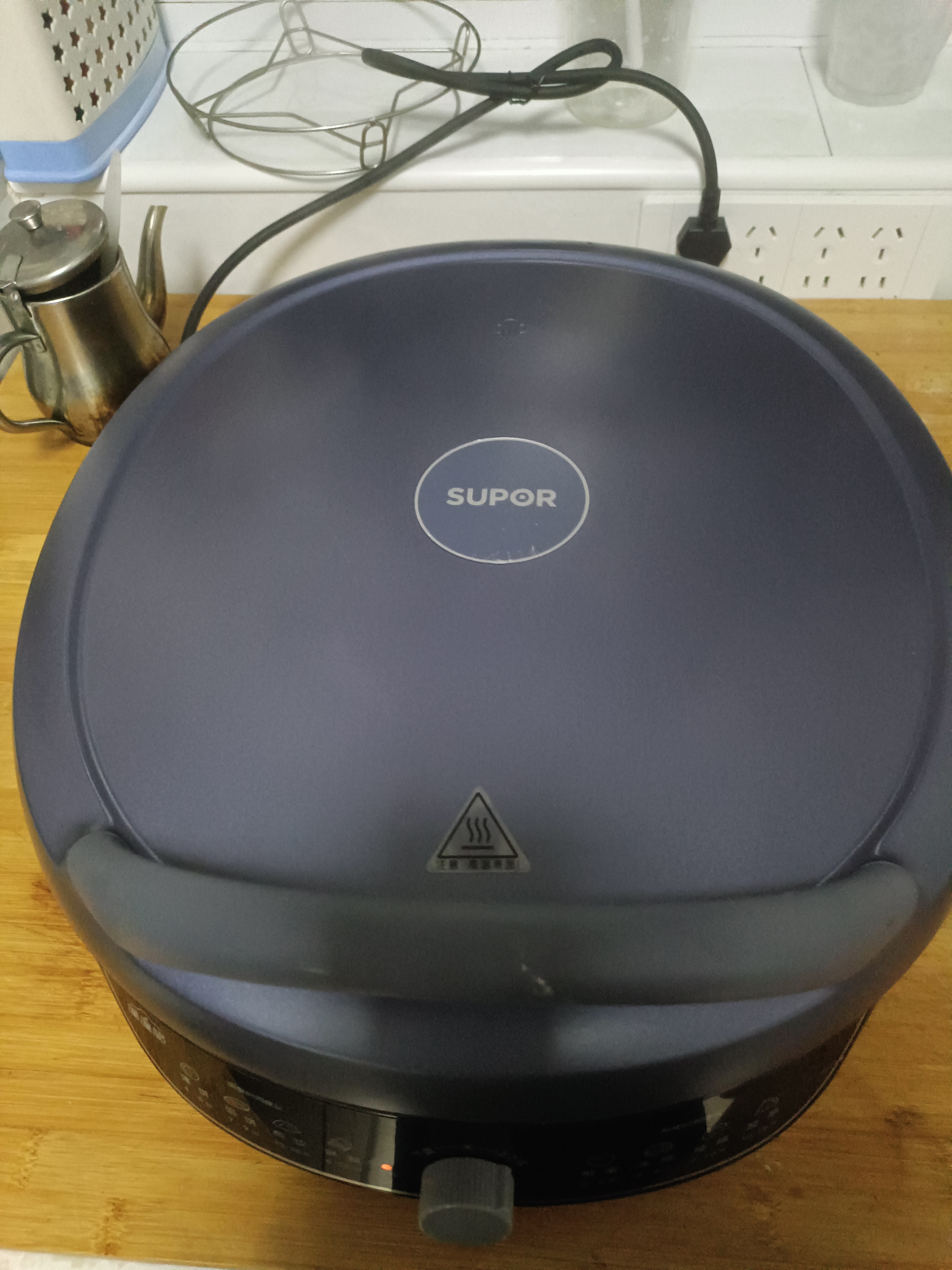 苏泊尔（SUPOR）电饼铛家用 电饼档 煎饼锅 煎烤机烙饼锅三明治机40mm加深 早餐机 抗菌升降烤盘 JJ38AQ870 实拍图