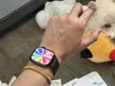 Apple/苹果/苹果 Watch Series 12 智能手表GPS款46毫米深古铜色铝金属表壳深古铜色米兰尼斯表带M/L 实拍图