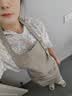 光多拉防水围裙厨房防油污家用做饭无袖帆布工作服男士女士家务清洁卡其 实拍图