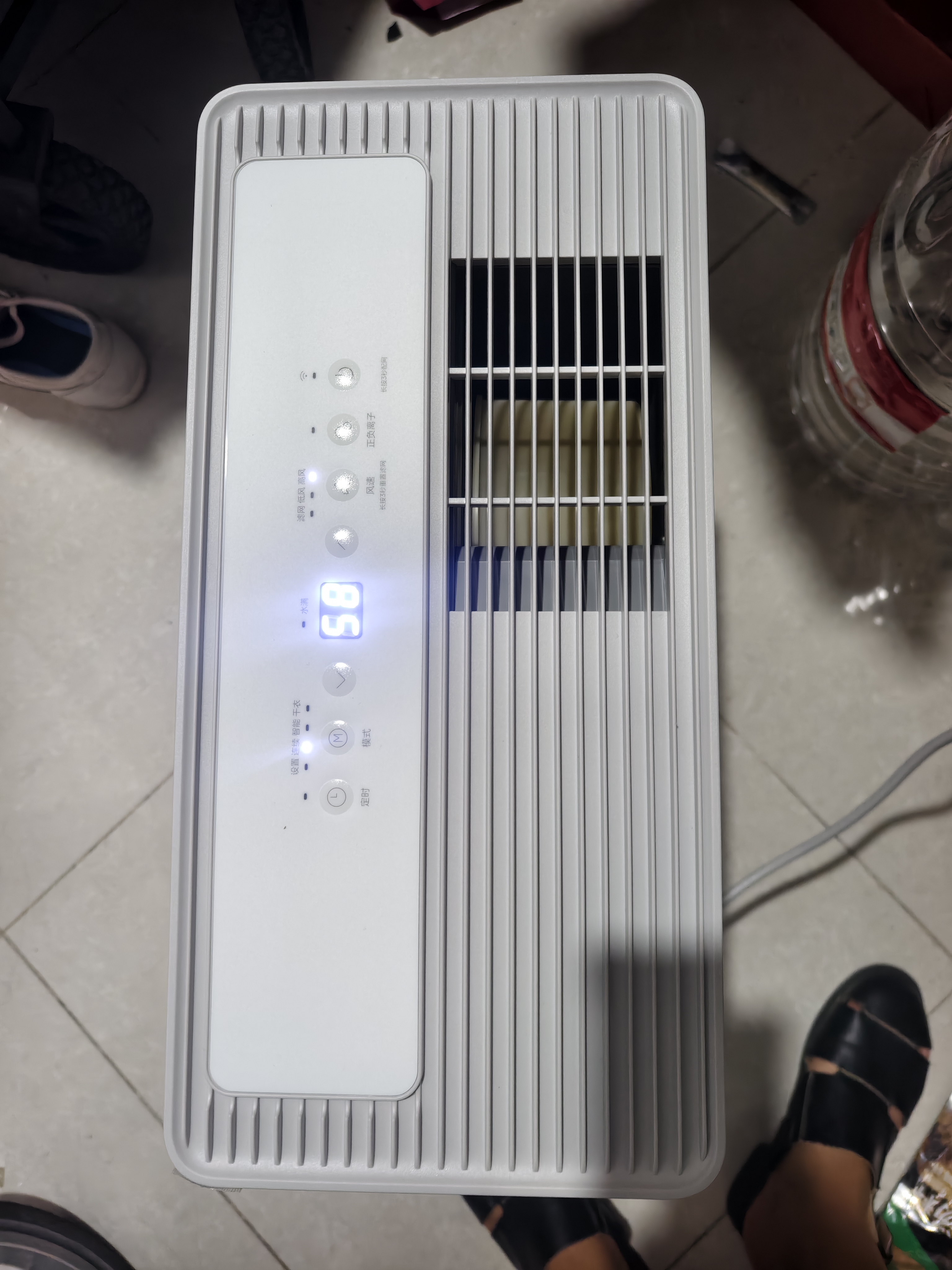 美的（Midea）小方物除湿机/抽湿机25L/天美芝压缩机正负离子净味家用除湿器45㎡干衣CF25BS/DA(支持鸿蒙智联) 实拍图