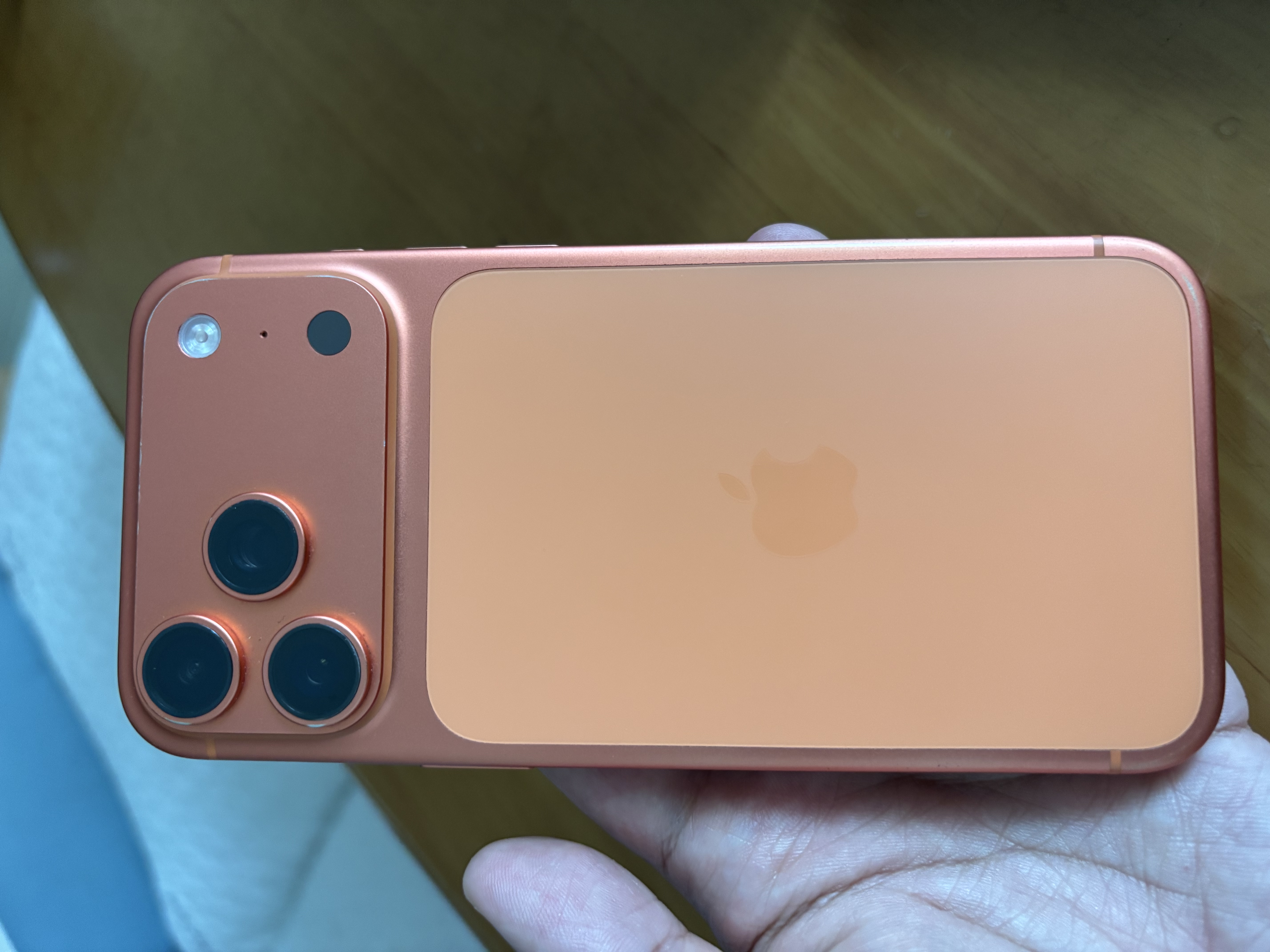 Apple/苹果【政府补贴限时限量】/iPhone 17 Pro 1TB 星宇橙色 支持移动联通电信5G 双卡双待手机送家人 实拍图